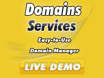 Modestly priced domain name registration